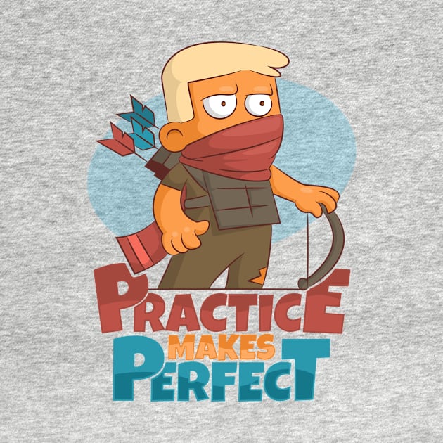 'Practice Makes Perfect' Awesome Hunting Gift by ourwackyhome